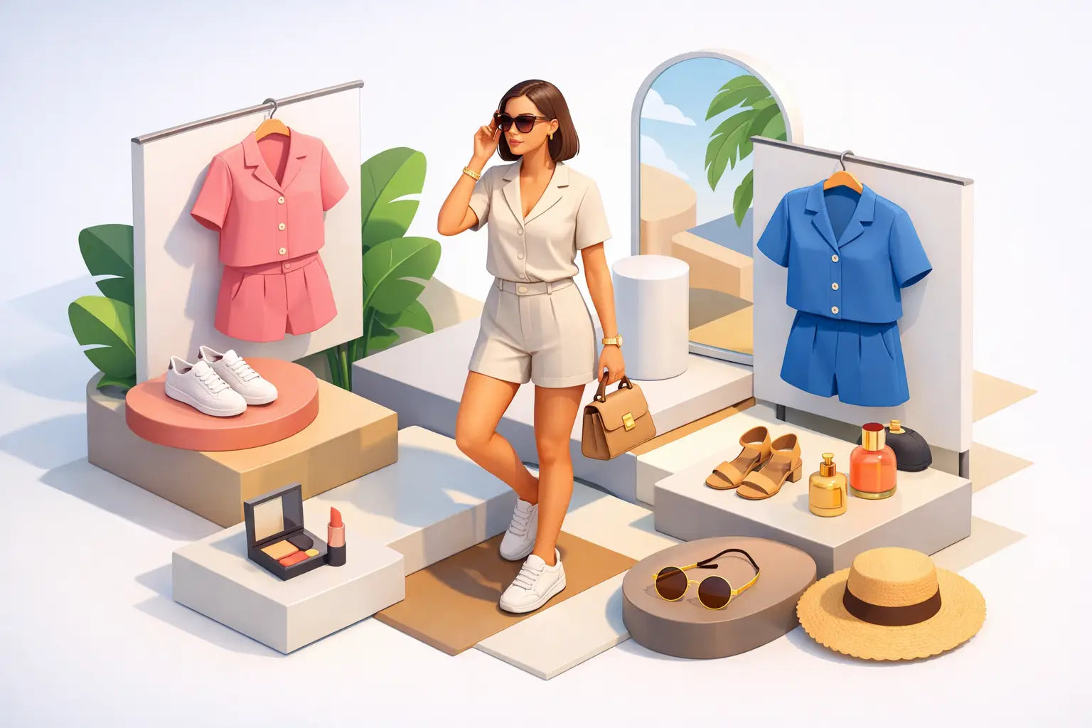 How to Wear Short Sets and Look Put-Together