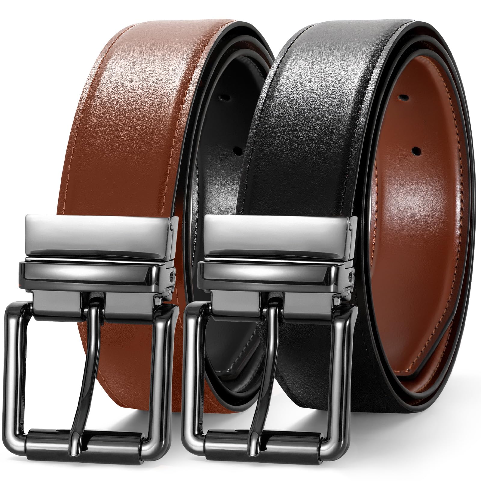 JASGOOD Mens  Leather Belts