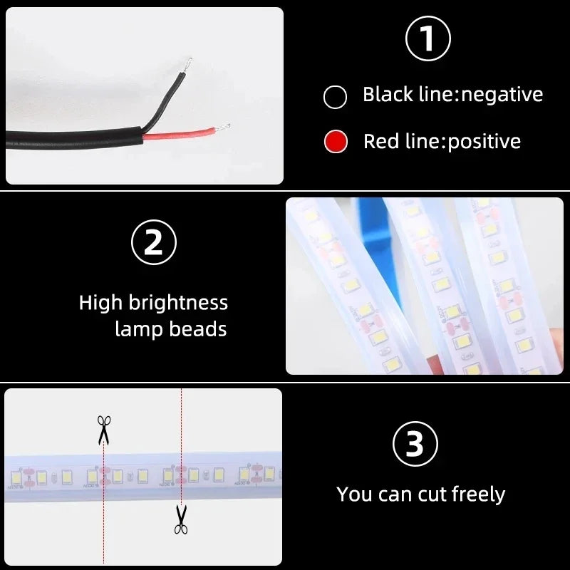 LED Daytime Running Light Starting Car Hood Door Decorative Lights DRL Auto Engine Hood Guide Decorative Ambient Lamp 12V