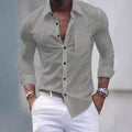 Spring Casual Turn-down Collar Shirts