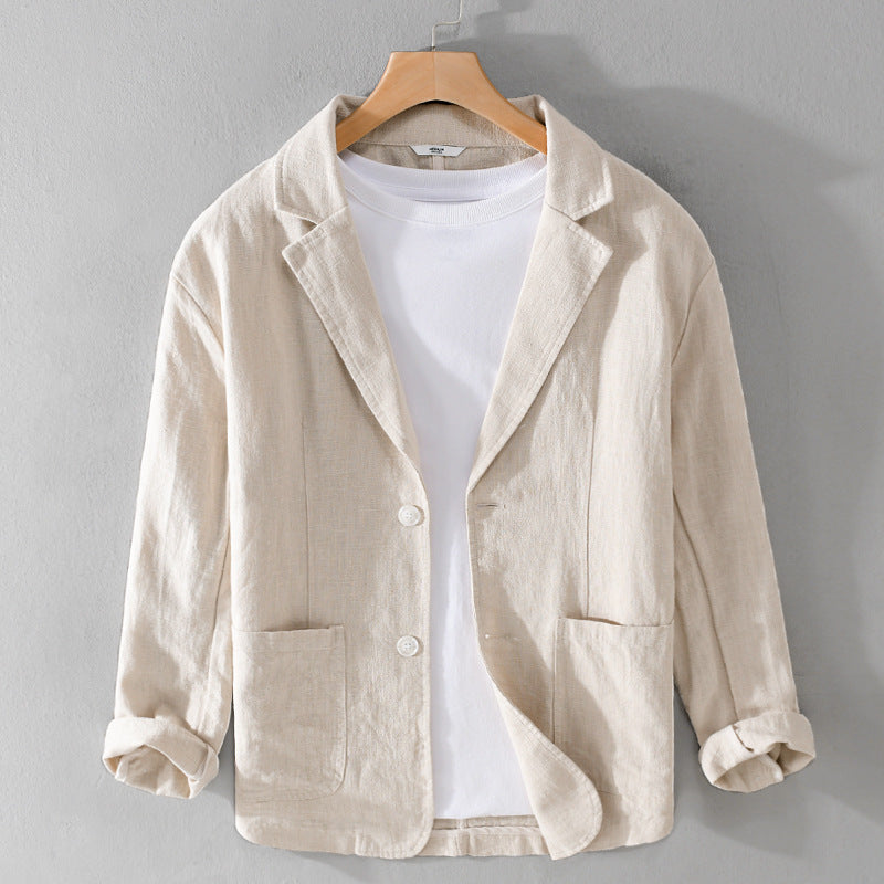 Men's Striped Casual Suit