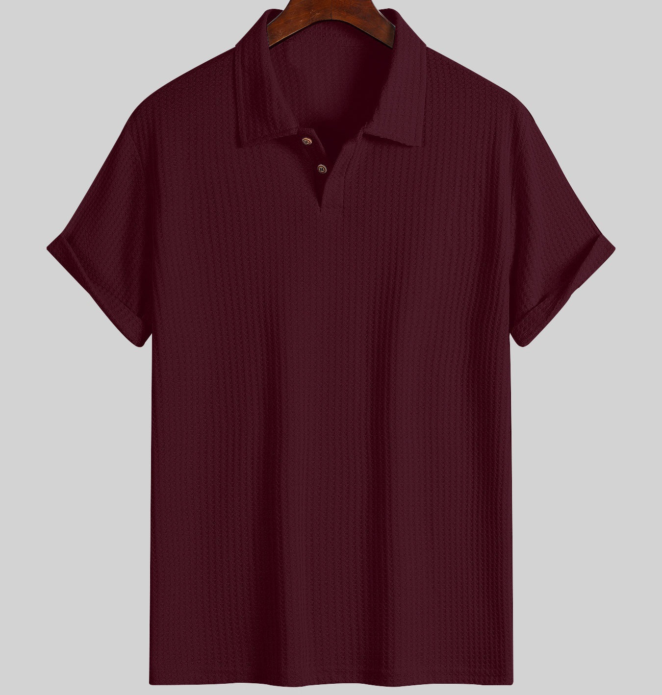 Knitted polo fir