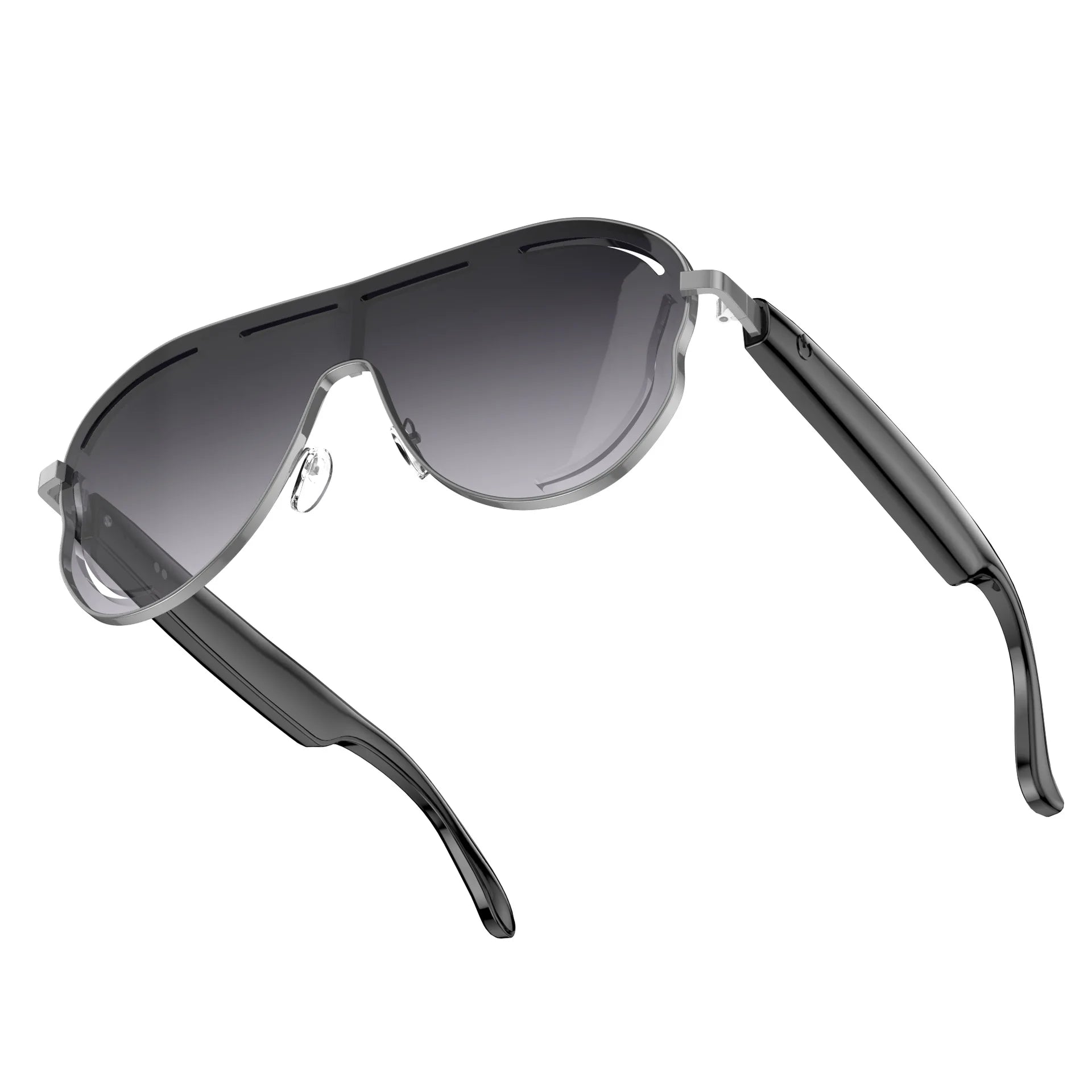 AI Smart Glasses RealTime Translation Bluetooth Sunglasses Hands-Free Call Music Voice Control Gradient Lens for Travel Business