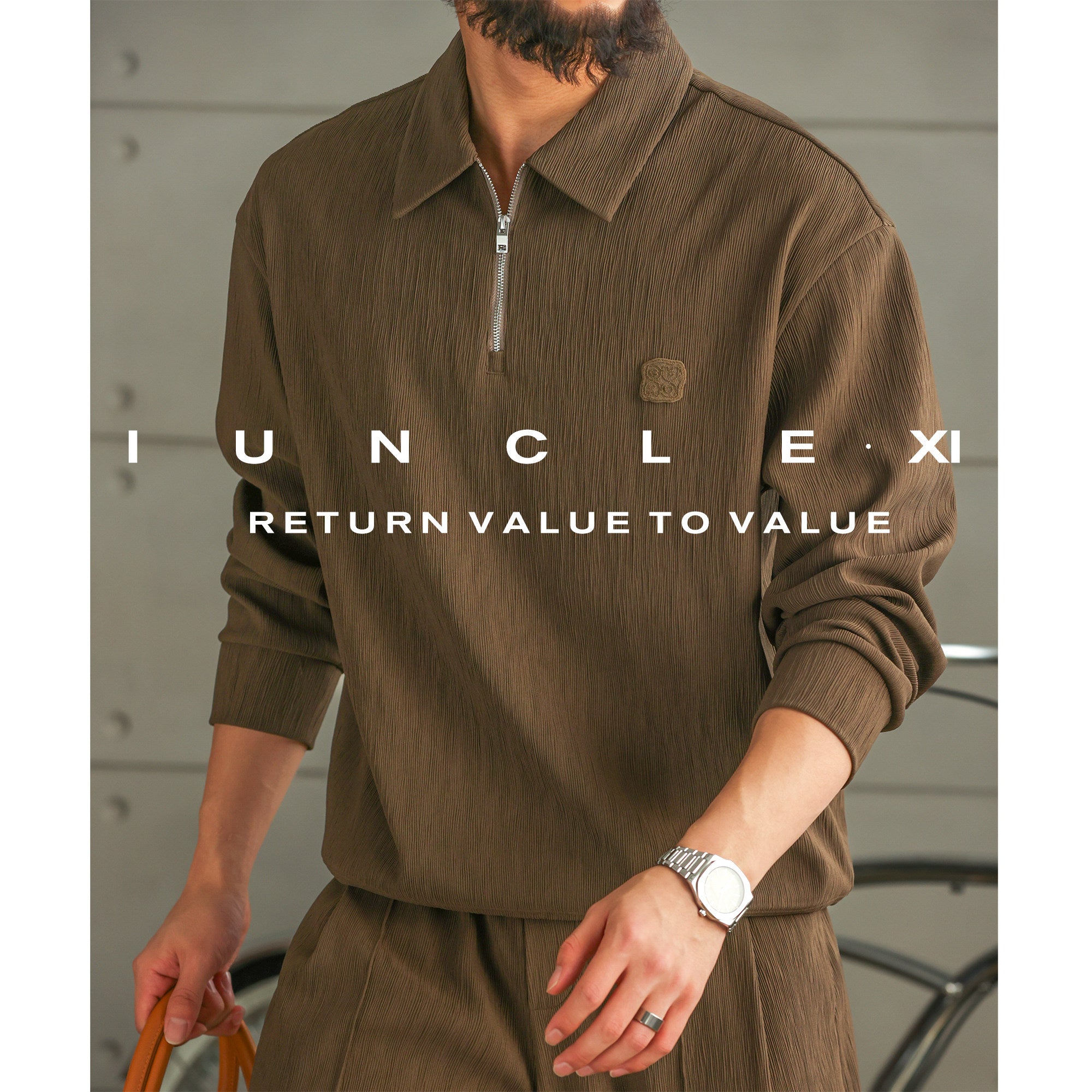 Mens Polo Long Sleeve Sports Suit