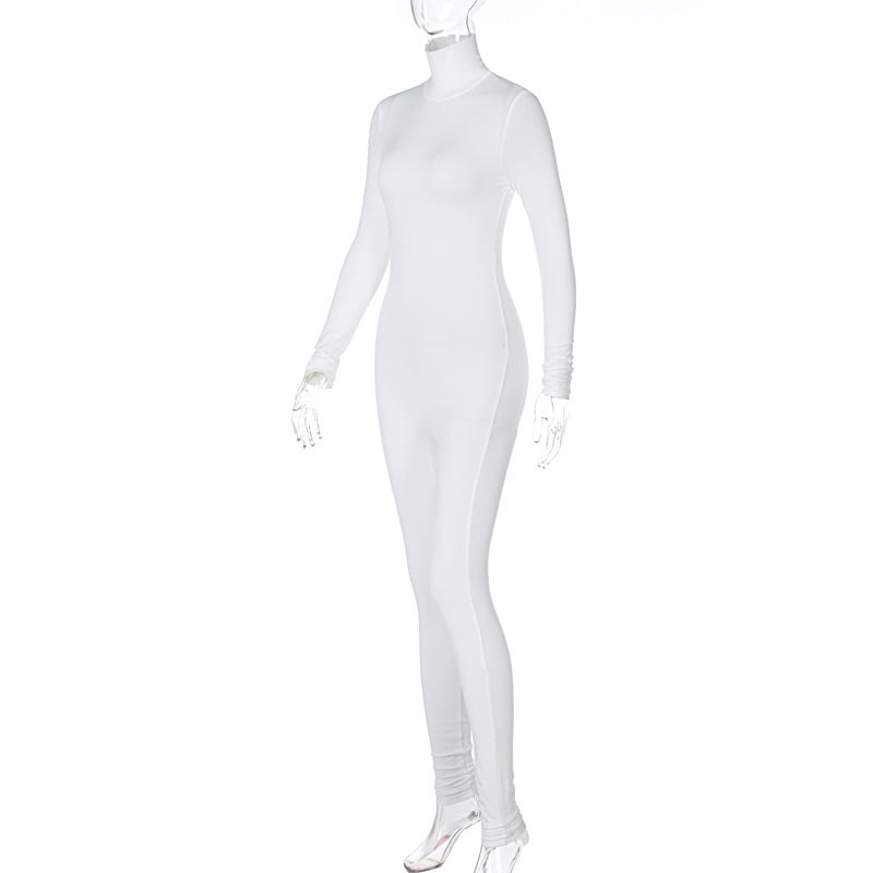Solid Color Yoga Jumpsuit for Women