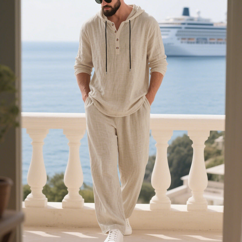 Casual long-sleeve pants set