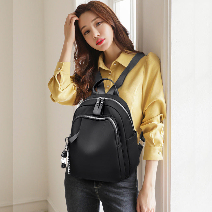 Stylish Women's Oxford Fabric Travel Backpack (Large Capacity)