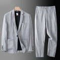 Men's Linen Blend Summer Suit Jacket