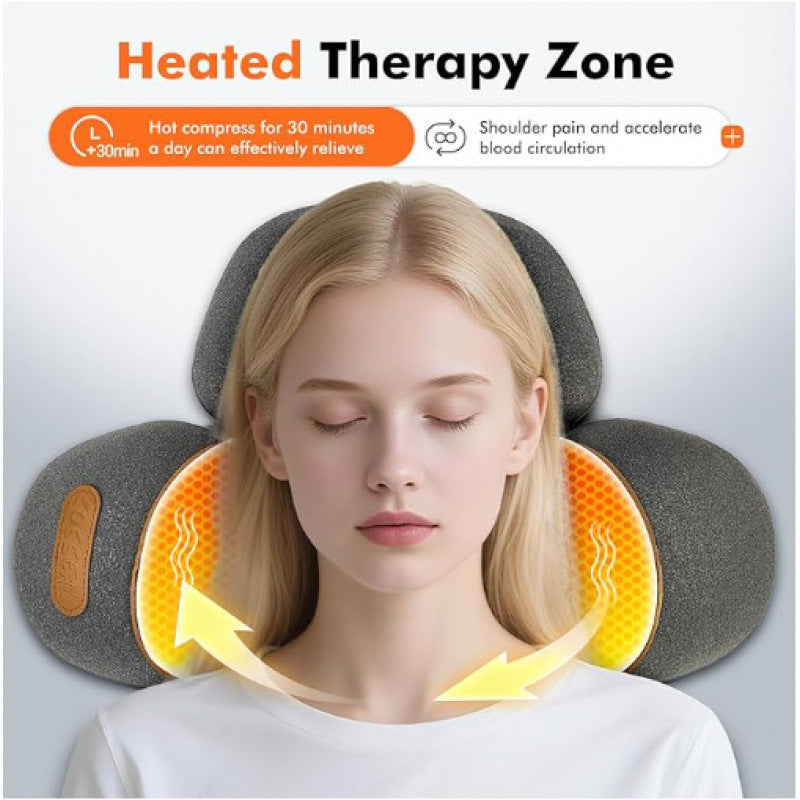 Cervical Pillow with Vibration and Heat Functions