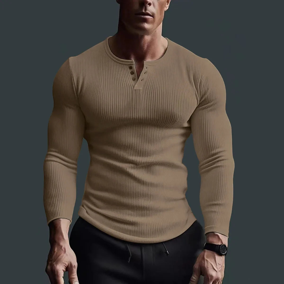 V Neck   Button Splice Sheath Tees