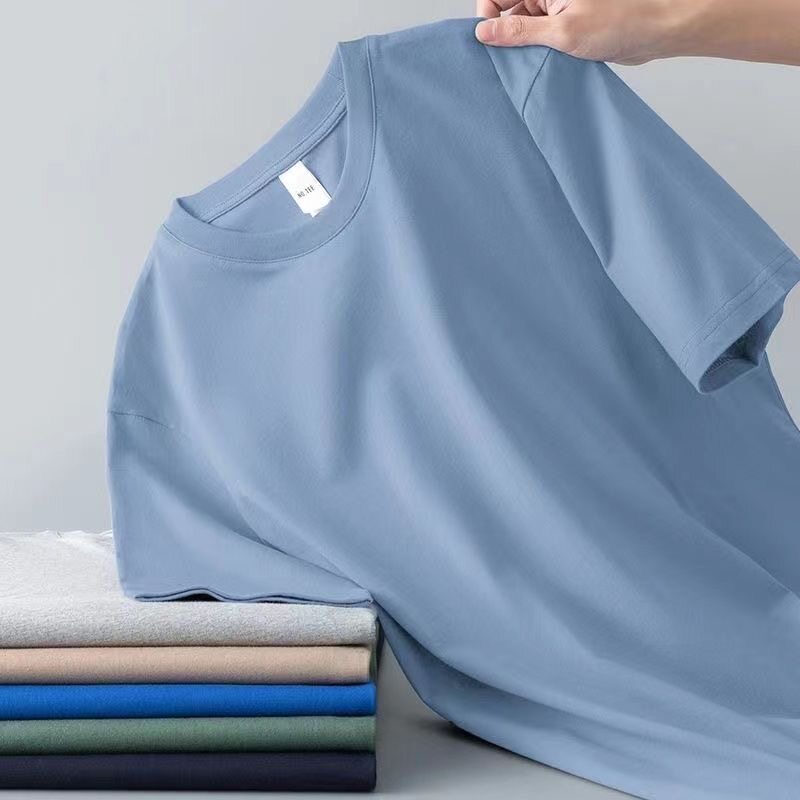 Pure Cotton Round Neck Short Sleeve T-Shirt