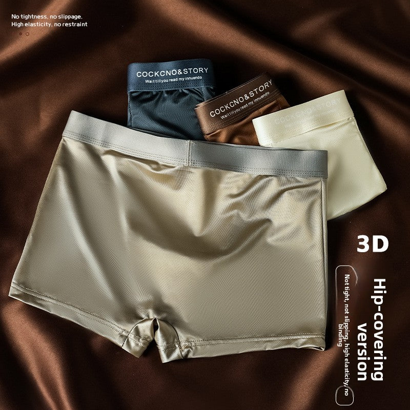 Satin light boxers
