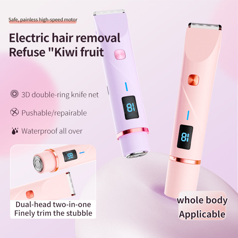 DOUBLE HEADED HAIR SHAVER