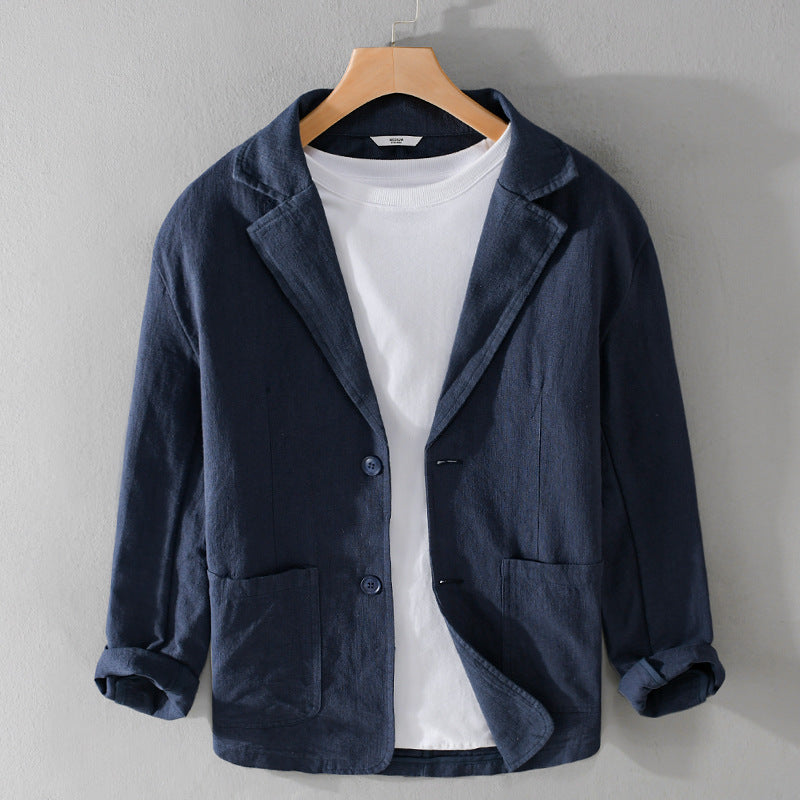 Men's Striped Casual Suit