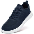 Slow Man Mens Wide Width Sneakers Casual Oxford Business Dress Shoes for Men Comfortable Office Sneaker Shoes for Men Breathable Mesh Walking Shoes Men Blue 8.5