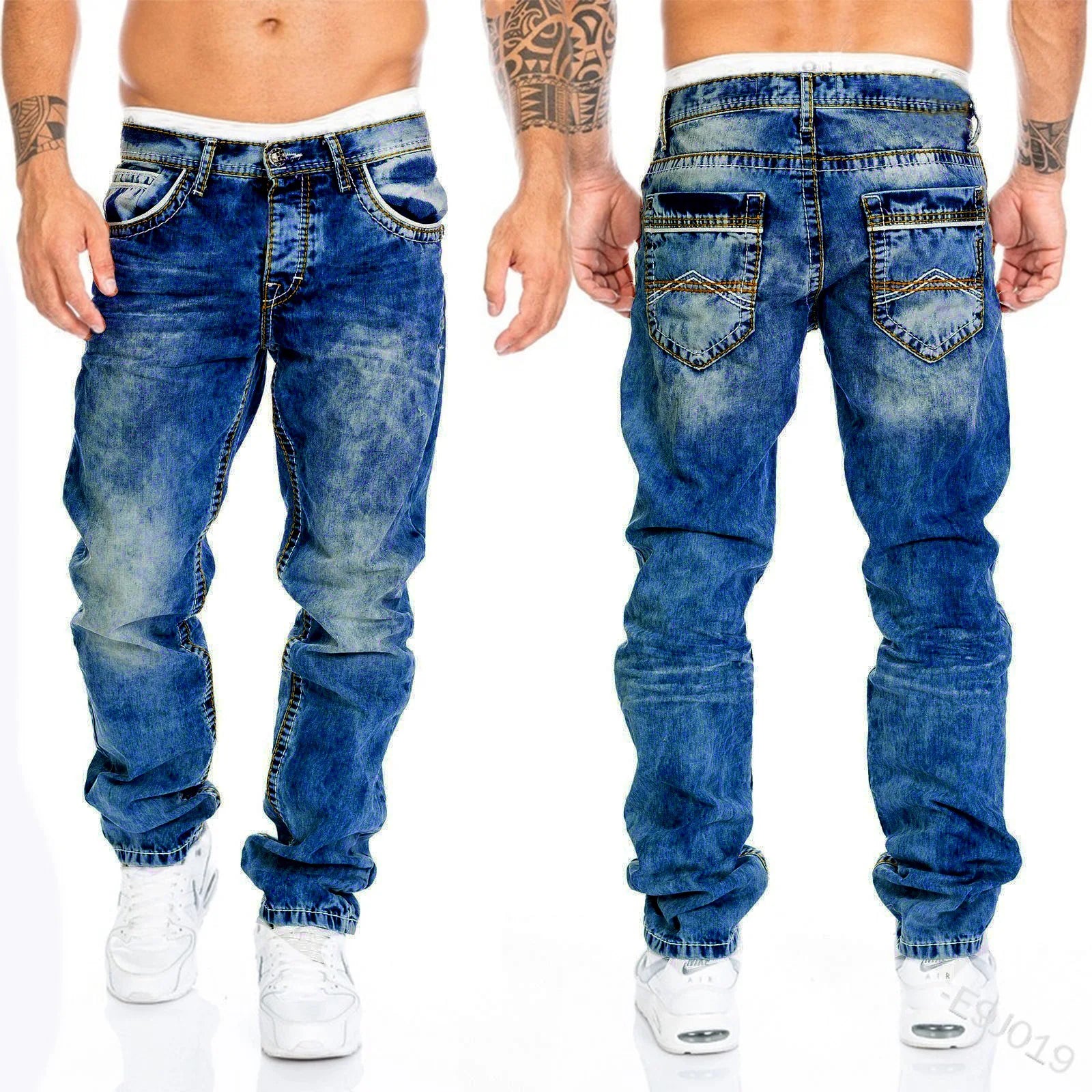 Straight Stretch Slim Jeans