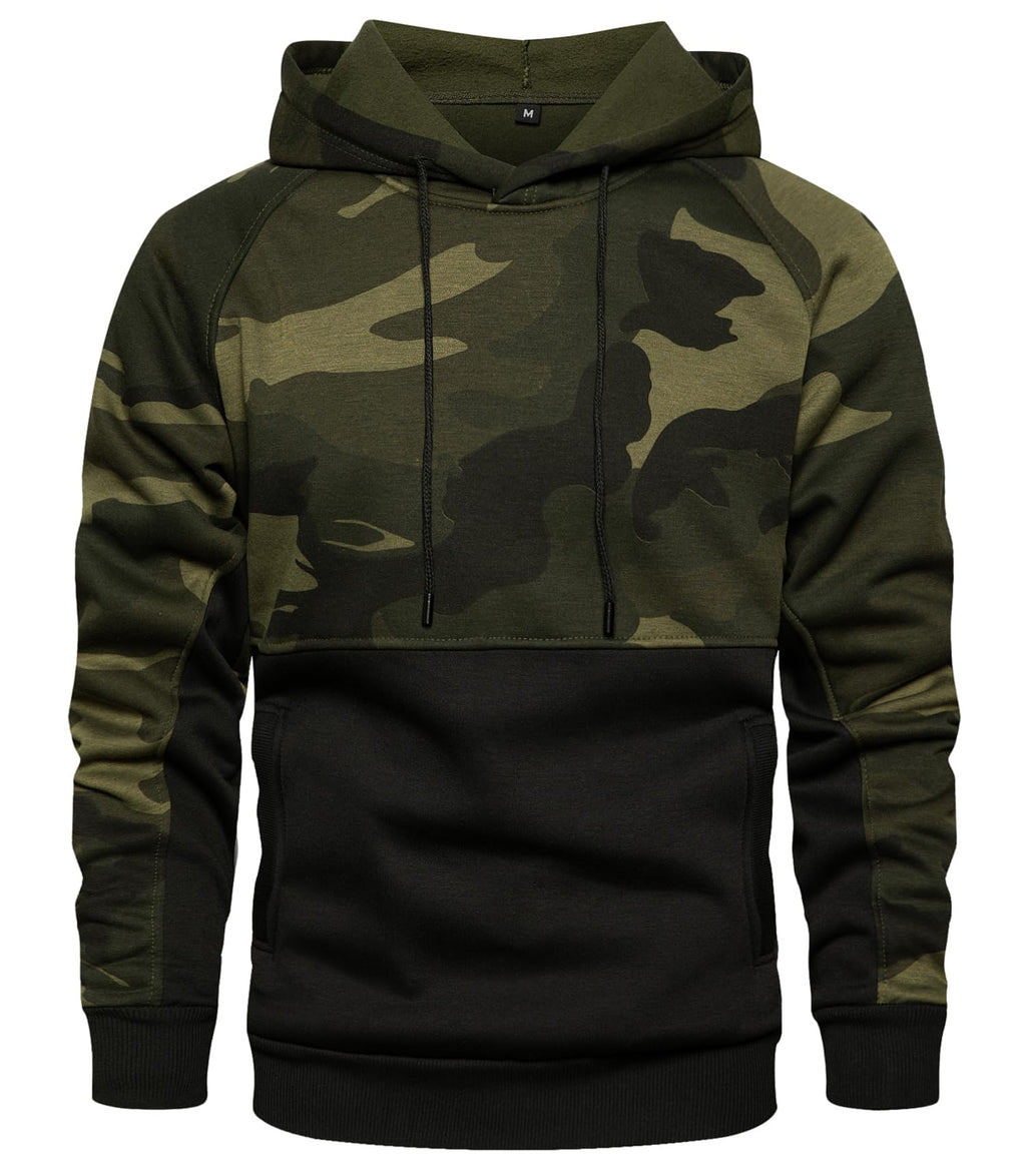 AOTORR Mens Camo Hoodies