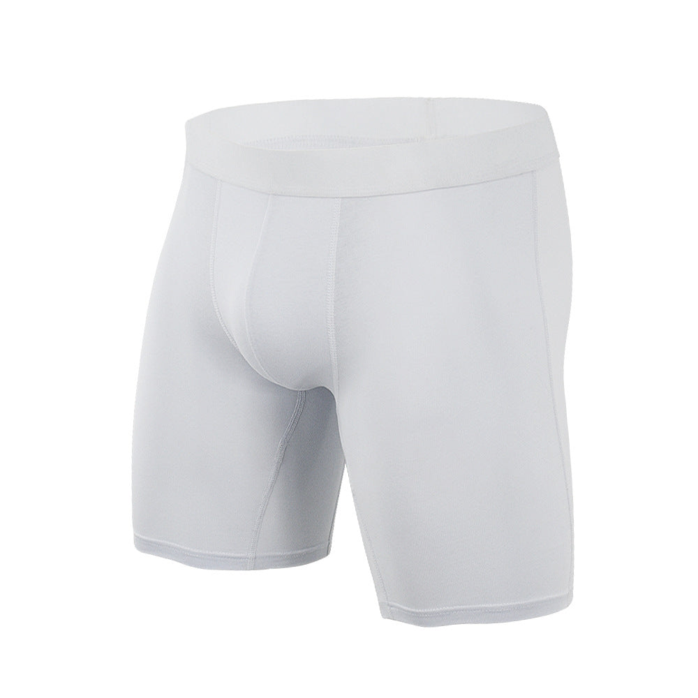 Extended solid color sports underwear