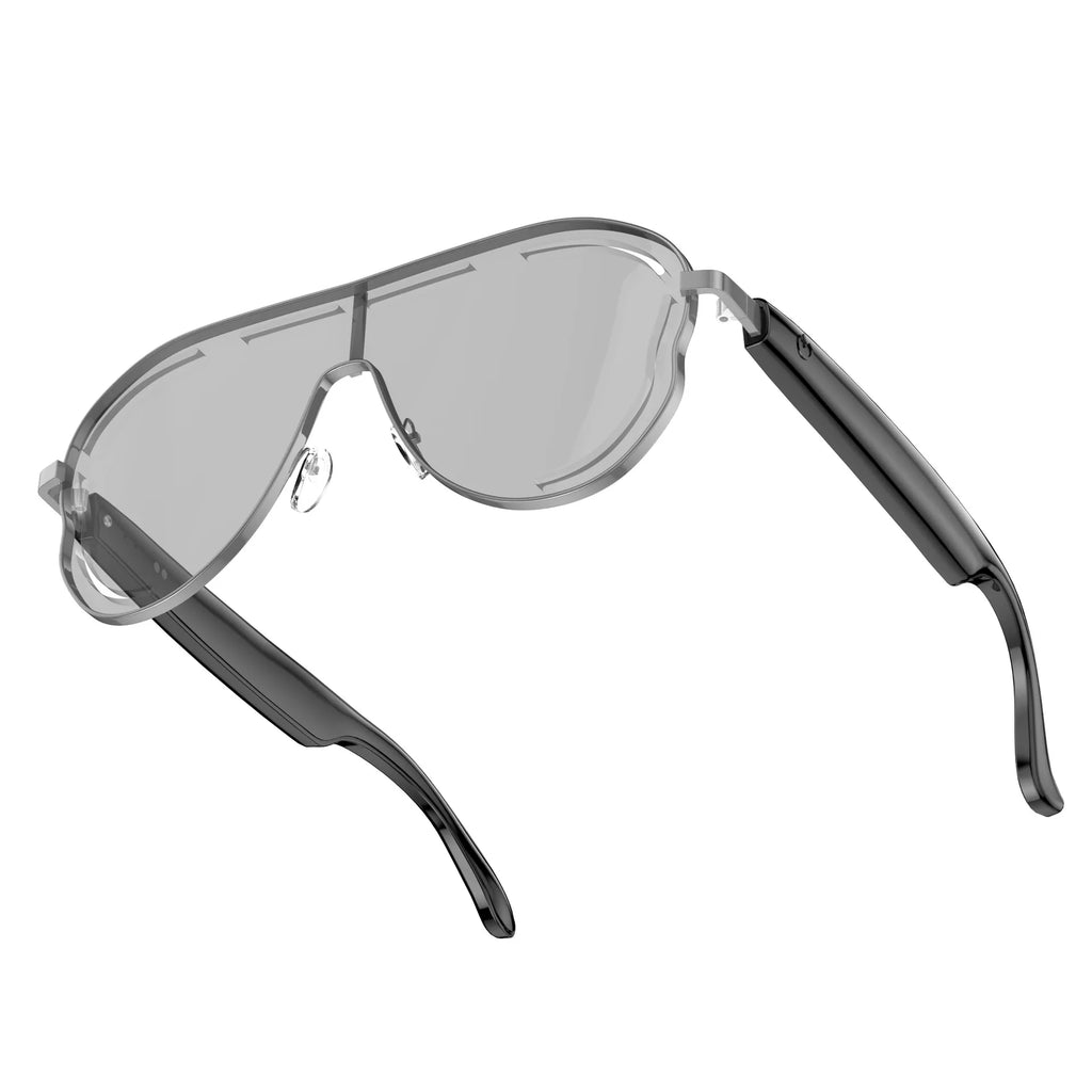 AI Smart Glasses RealTime Translation Bluetooth Sunglasses Hands-Free Call Music Voice Control Gradient Lens for Travel Business