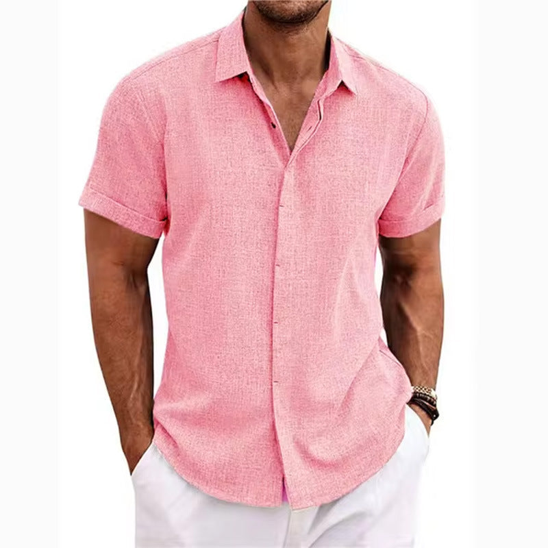 Linen Short-Sleeved Shirt