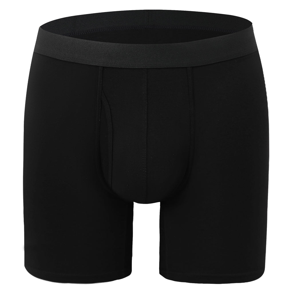 Men's Breathable Mid-Waist Boxer Briefs