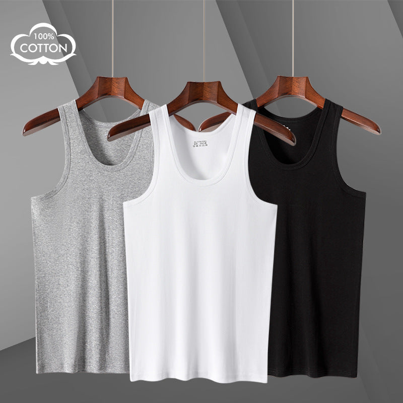 Pure Cotton Men's Vest