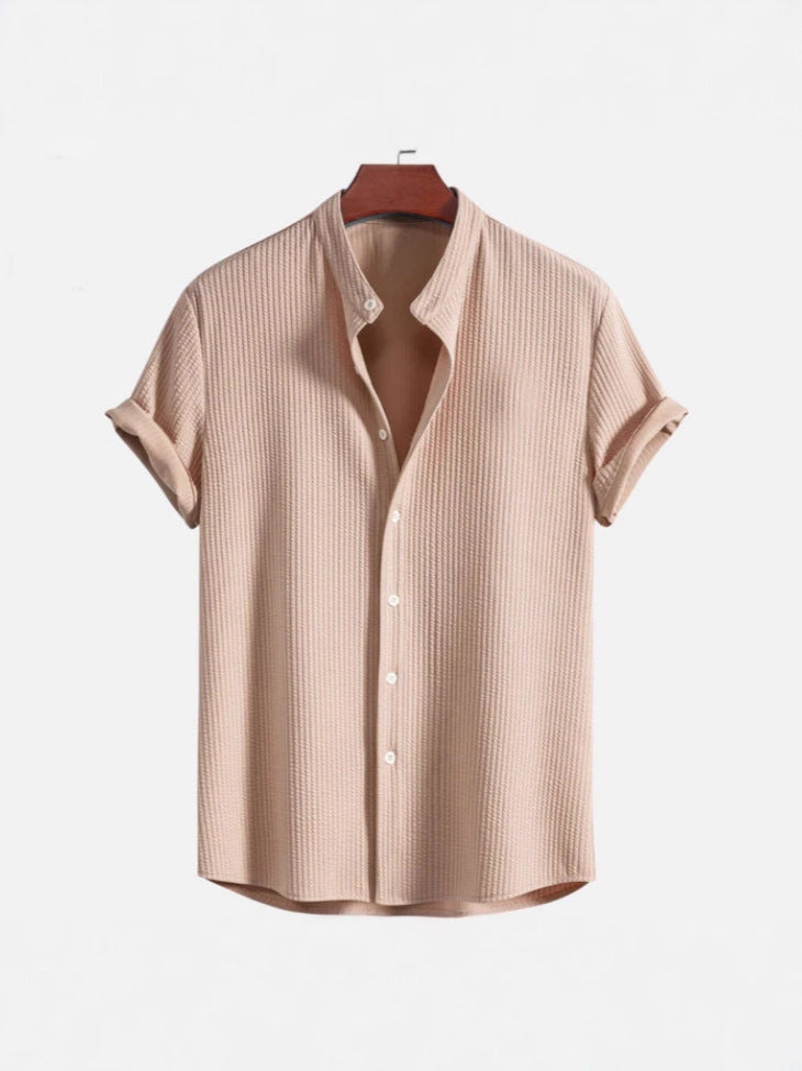 Mens Corduroy Short Sleeve Shirt