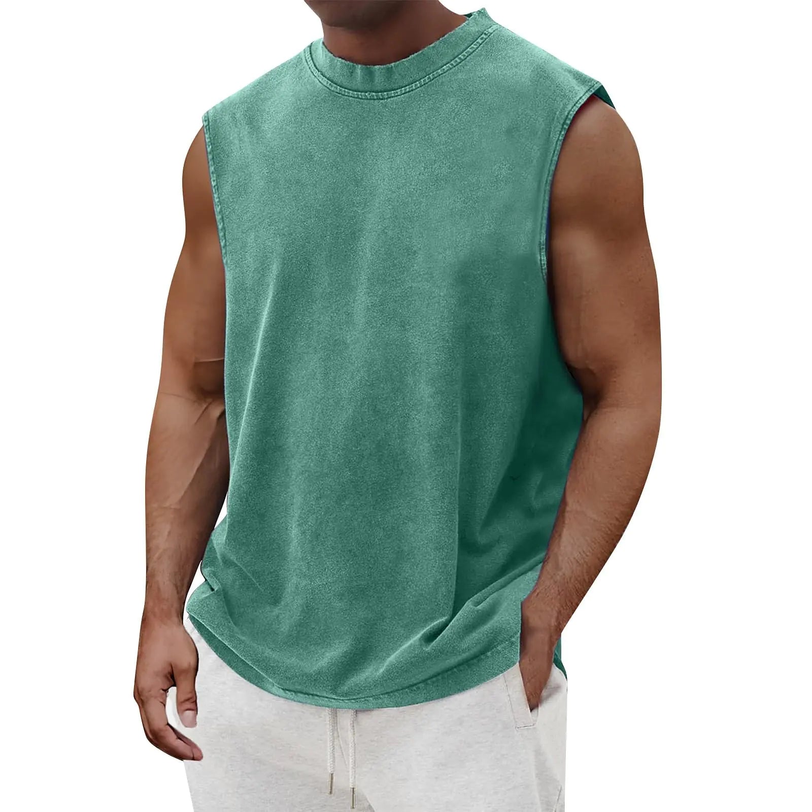 Cotton Round Neck Workout Tops