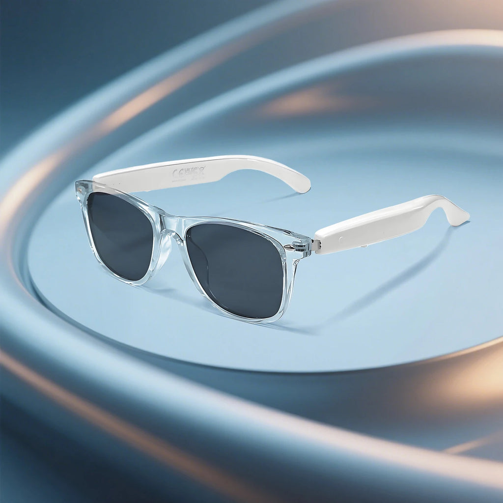 Smart AI translate Glasses Men woman BT Sunglasses Voice assistant Anti Blue Light Lens for Outdoor Sports Cycling Music Talking