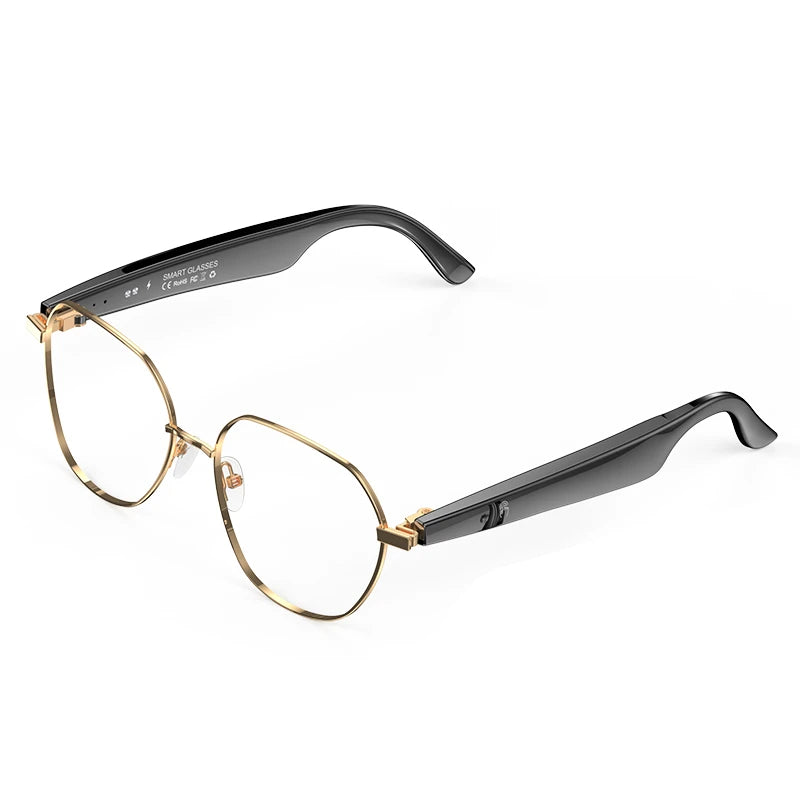 AI Smart Translate Sunglasses Bluetooth Call Noise Canceling Music Play BT Call Translate Smart Glasses for Studying Travaling