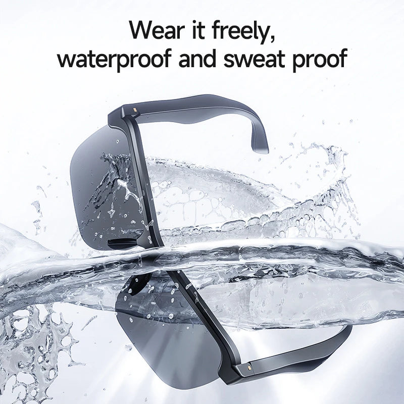 8K AI Smart Glasses With 100MP Camera Chat GPT Touch Sport Sunglasses Bluetooth Call Video Music Player ForMen Women 2025 New