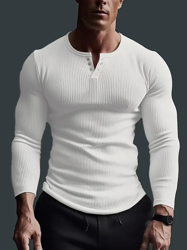 V Neck   Button Splice Sheath Tees