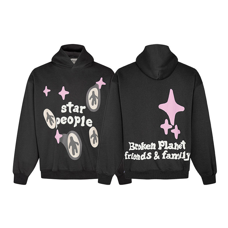Fleece hooded sweatshirts for men and women