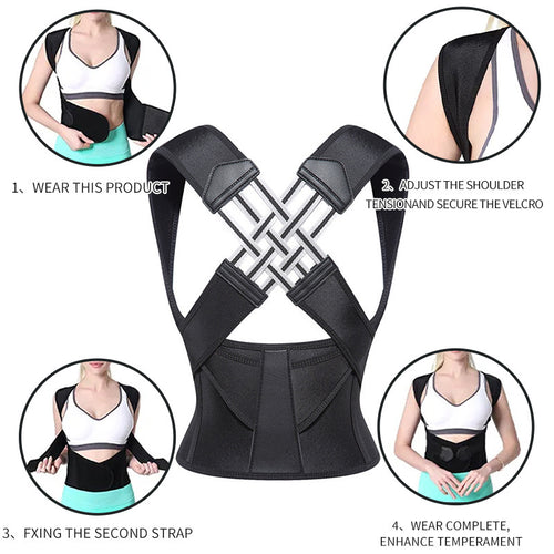Anti-hunchback correction belt