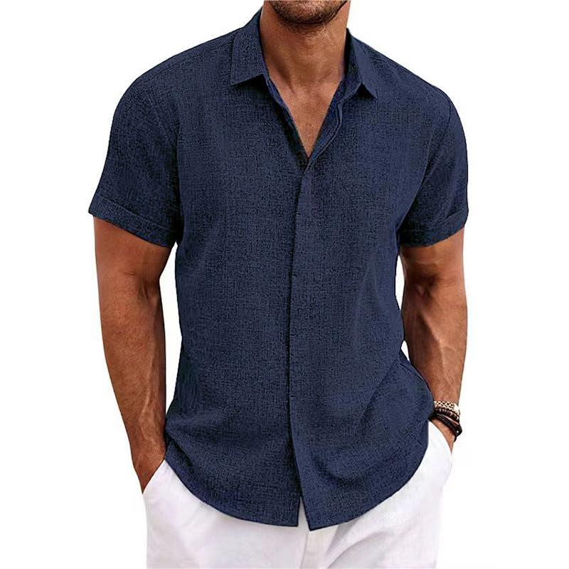 Linen Short-Sleeved Shirt