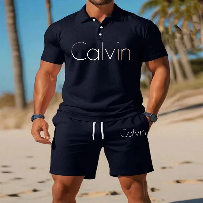 Polo Shirt and Short-Shorts Set