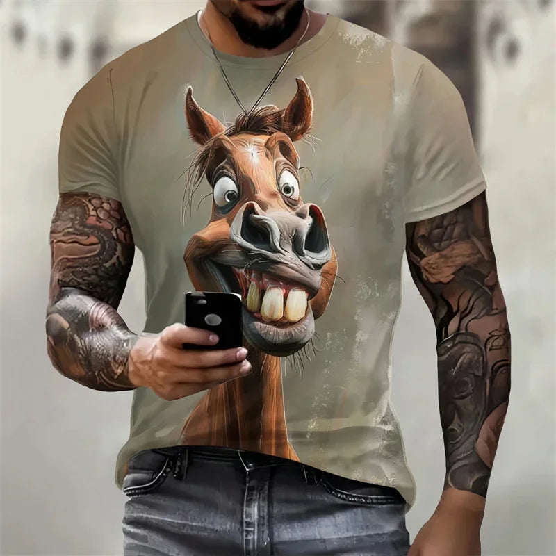 3D Printed Interest Animal T Shirt