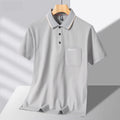 Mens Cotton Lapel Polo Shirt