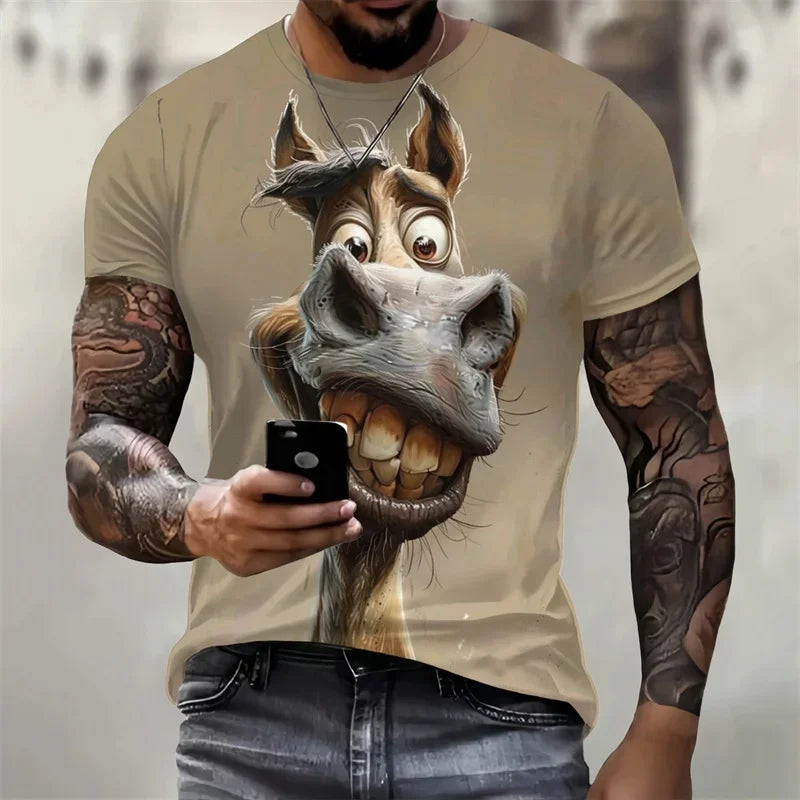 3D Printed Interest Animal T Shirt