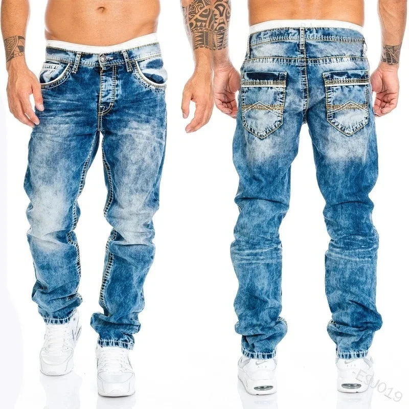 Straight Stretch Slim Jeans