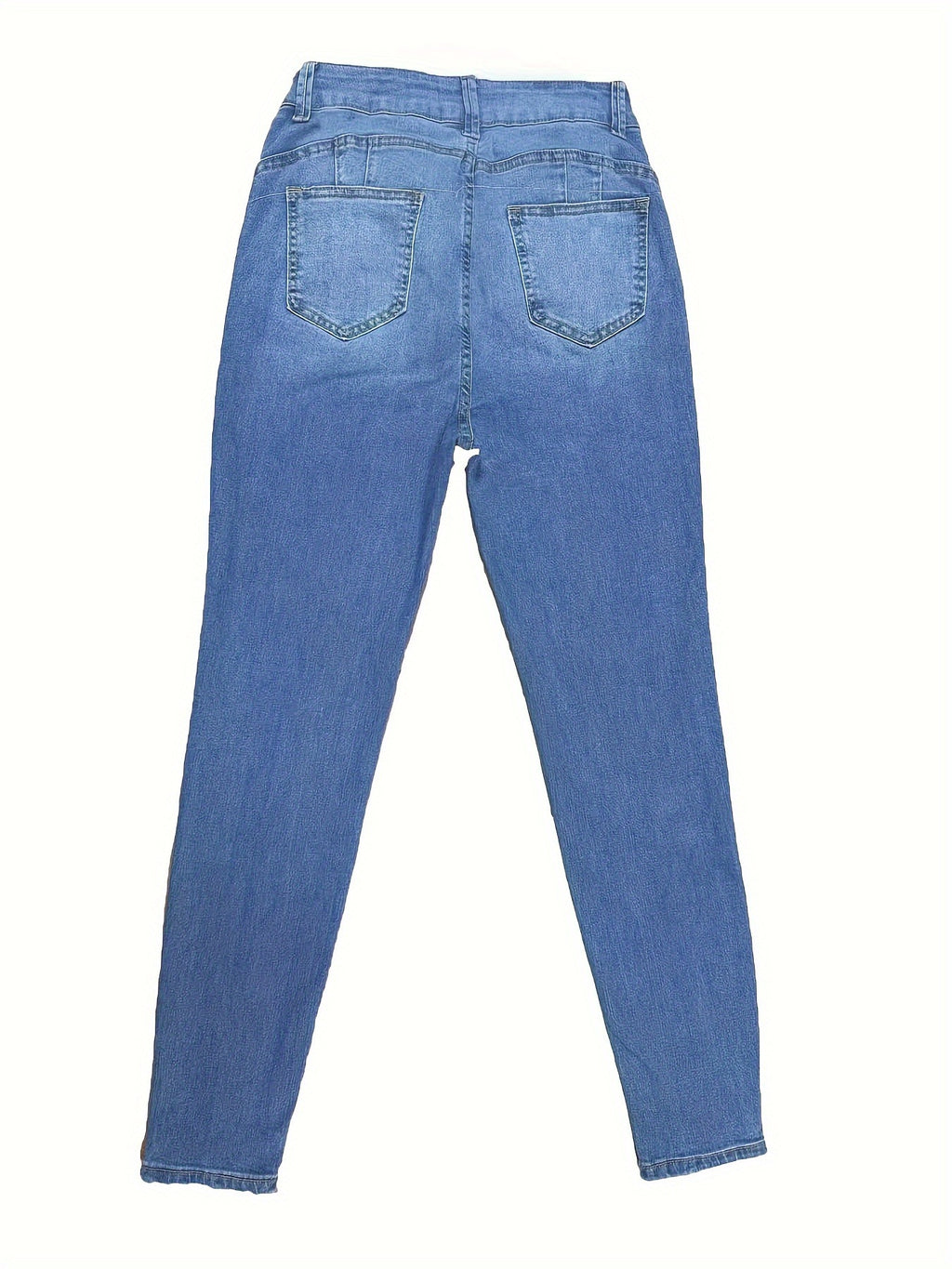 Women's High-Waisted Stretch Denim Pants