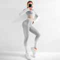 Yoga Set - Long Sleeve Seamless Breathable Activewear