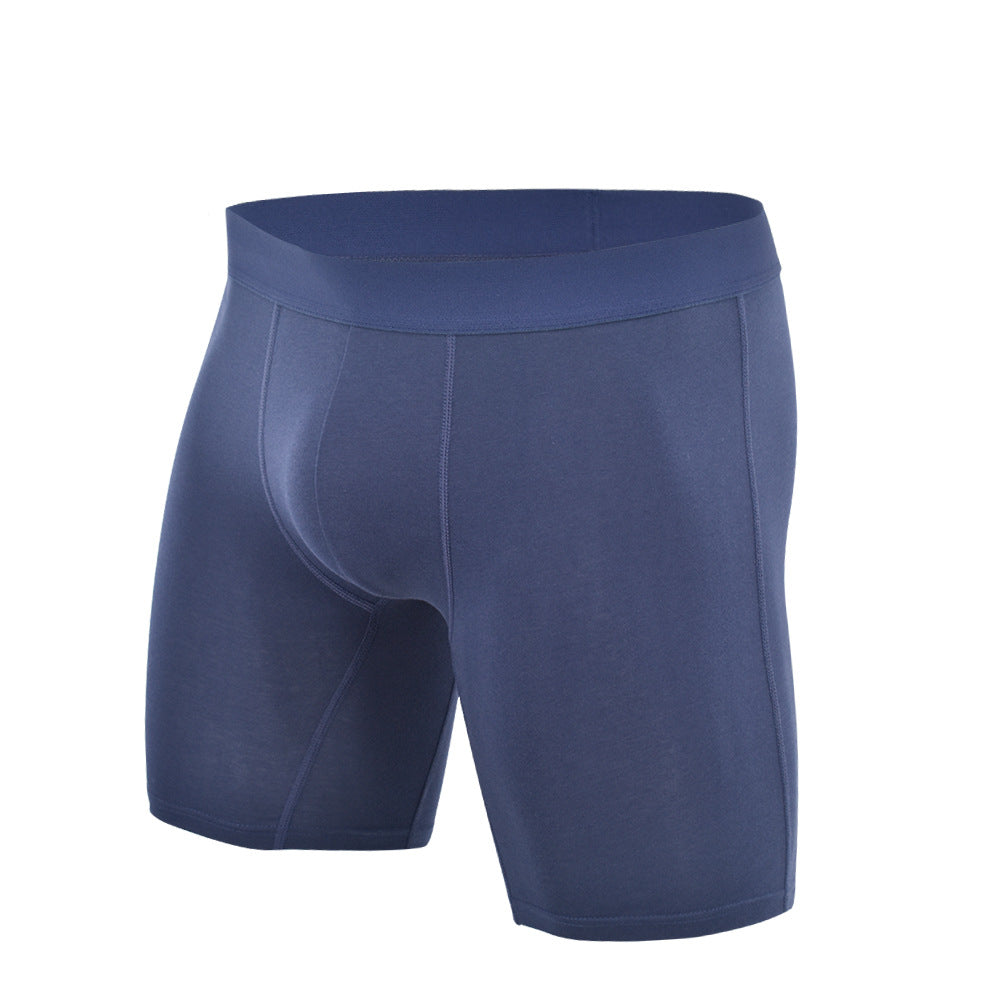 Extended solid color sports underwear