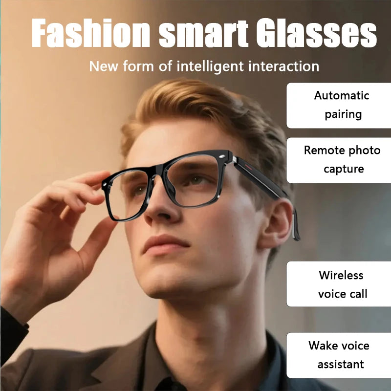 E13 Smart High-Tech Sun glasses BT5.0 Blue Light Protection Real Time Translation AI Assistant Video Call Compatible for Xiaomi