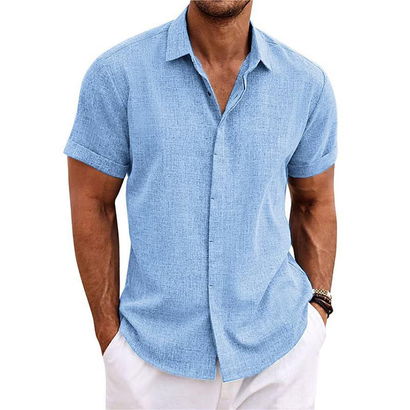 Linen Short-Sleeved Shirt