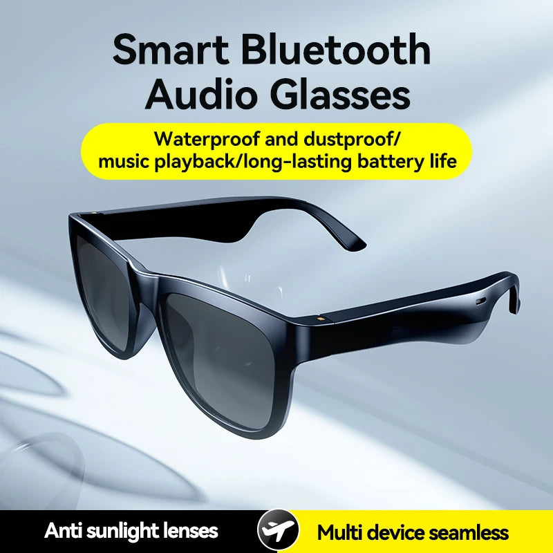 Multifunctional AI Bluetooth Smart Glasses Anti Blue Light Translation Call Music Open Smart Glasses For Men Women