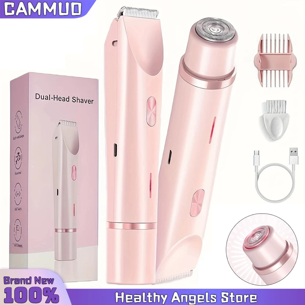 Woman Double Head Electric Shaver Dual Purpose Female Razor Body Epilator Leg Underarm Bikini Electric Hair Remover Trimmer