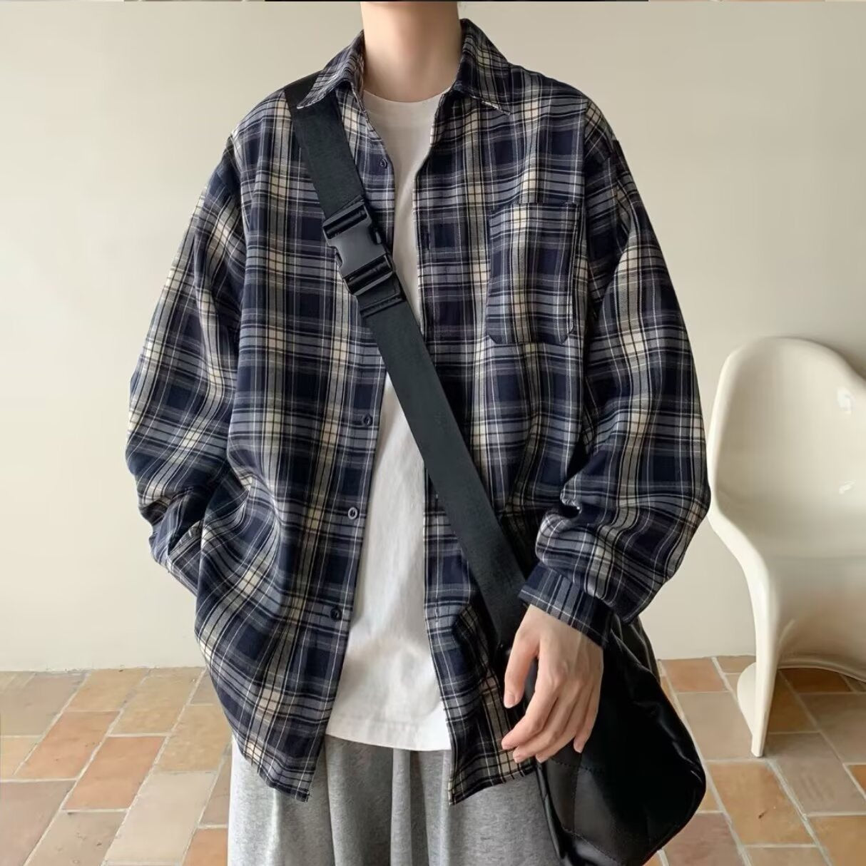 The Striped Color Matching Shirt