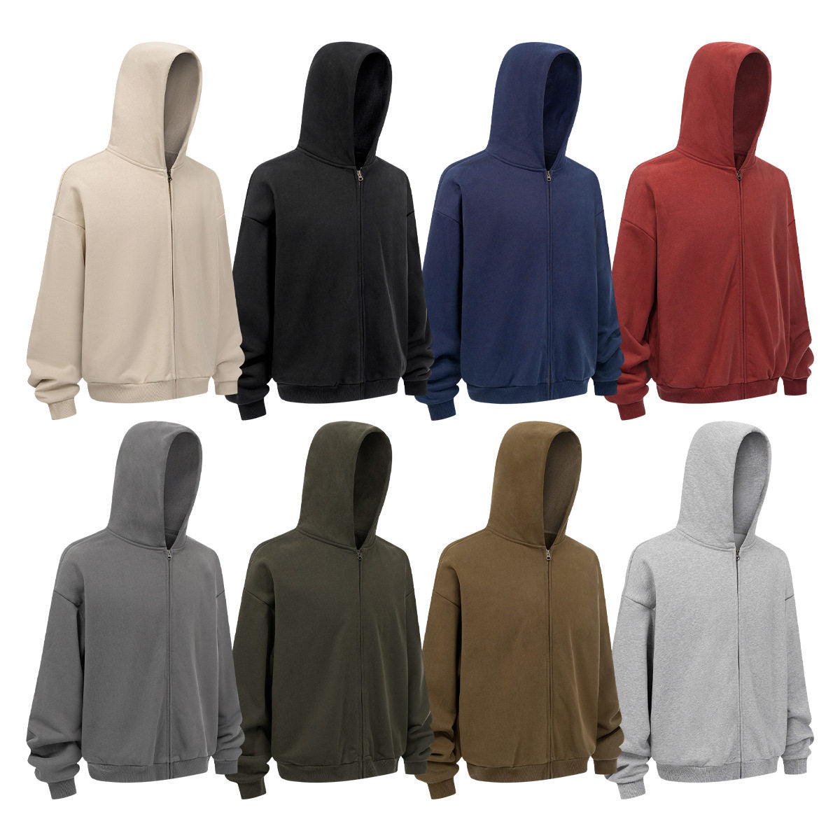 Fleece Lined Hooded Mens Sweatshirt