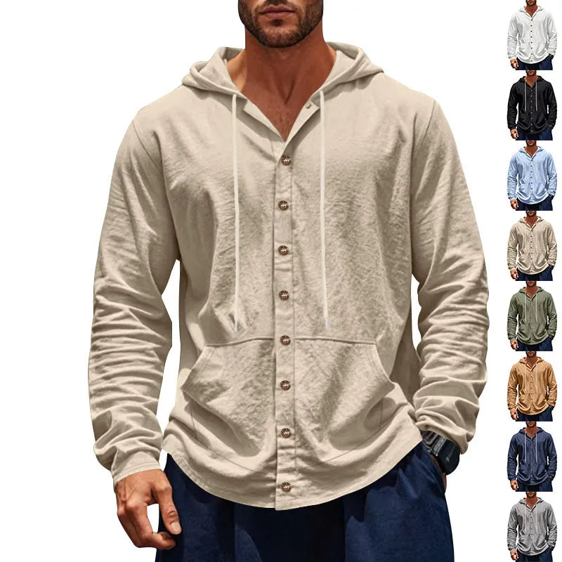 American loose men's shirt